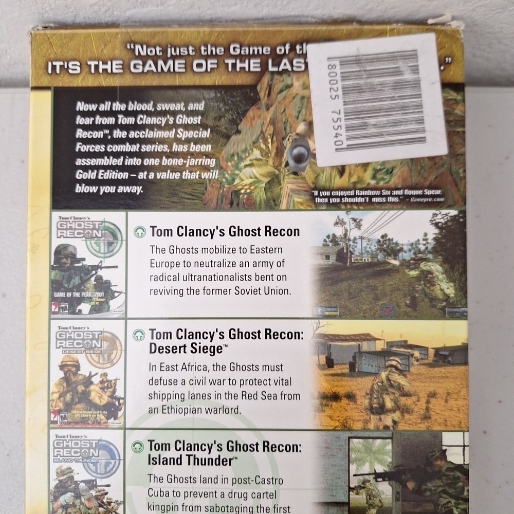 Tom Clancy's Ghost Recon Gold Edition for PC Open Box - Picture 7 of 14